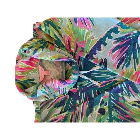 Lilly Pulitzer Womens Multicolor Palm Tree Pullover Sweatshirt Size Small - Picture 6 of 10